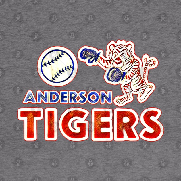 Anderson Tigers Baseball by Kitta’s Shop